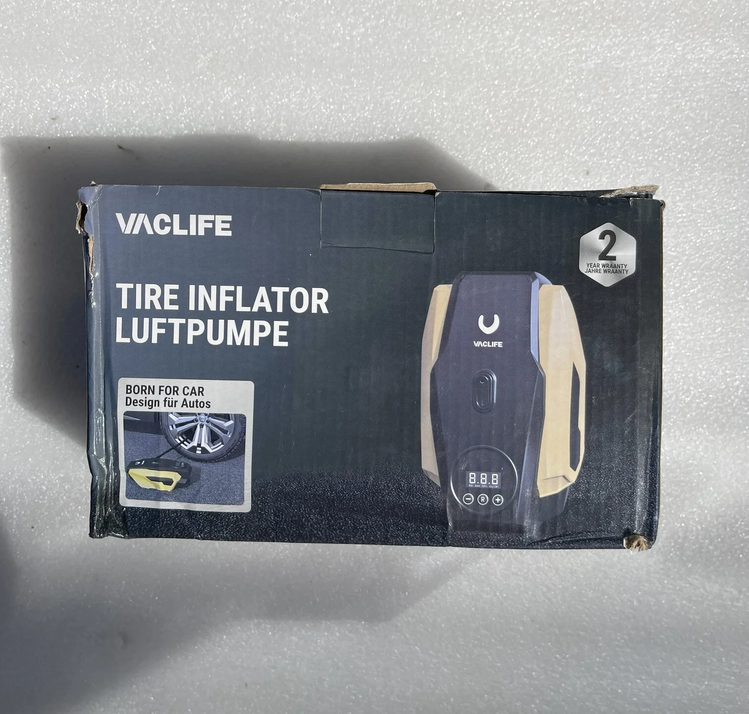 پمپ باد دیجیتال خودرو VACLIFE مدل VL718