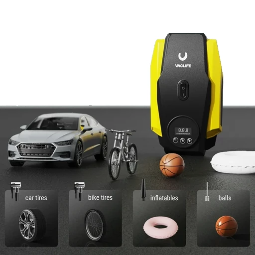 پمپ باد دیجیتال خودرو VACLIFE مدل VL718